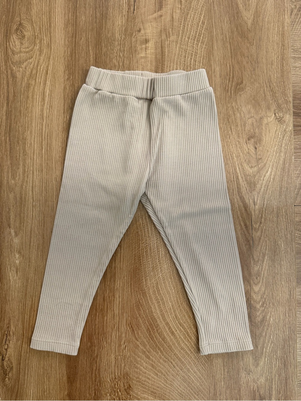 Zara Ribbed Beige Leggings NWOT